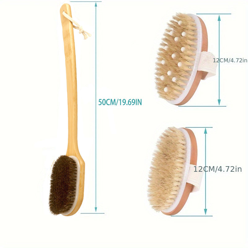 แปรงขัดหลัง 2/3 ชิ้นสำหรับอาบน - Dry Brush Body บทวิจารณ์และราคา