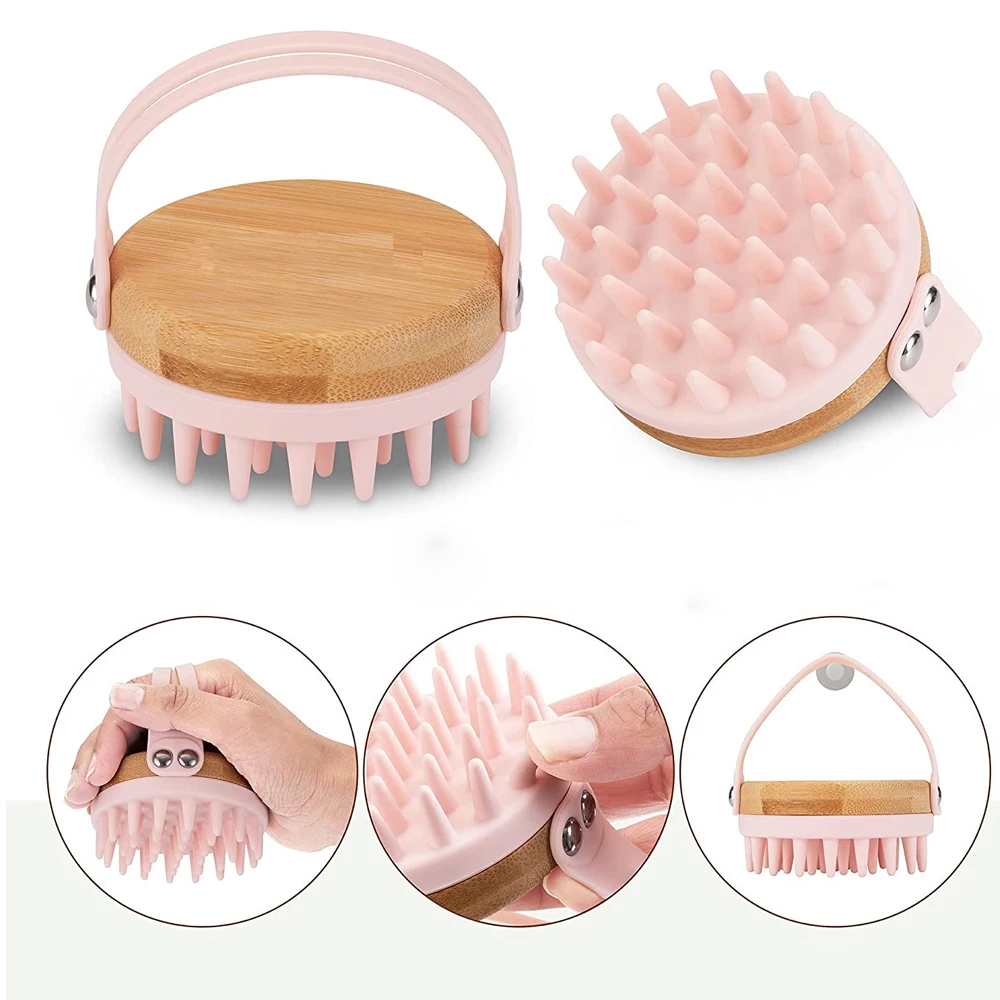 ใหม่นวดหนังศีรษะแชมพูแปรงไม้เป - Dry Brush Body บทวิจารณ์และราคา