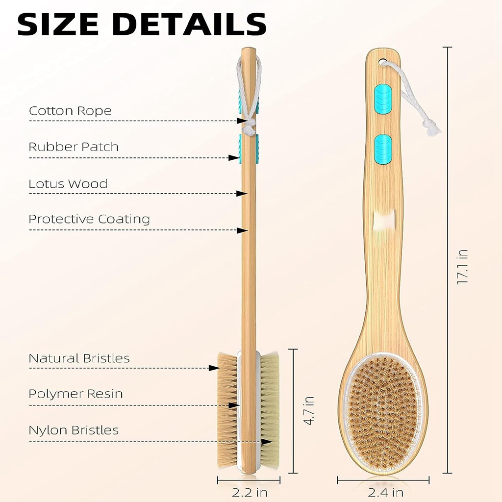 เครื่องขัดหลังสําหรับอาบน้ํา,  - Dry Brush Body บทวิจารณ์และราคา